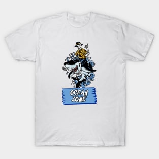 Skeleton shark rider T-Shirt